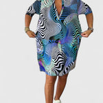 Lia | Sophisticated V-neck Dress