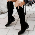Ana María | Suede Knee Boots