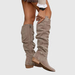 Dominique | Luxe Knee-High Leather Boots