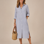 Willow | Elegant Striped Summer Dress