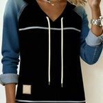 Rubí | Soft Stripe Shift Hoodie Dress