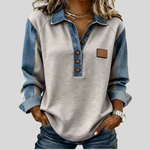 Elisa | Sporty Contrast Sweater