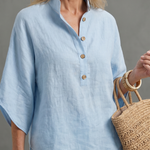 Amity | Button Front Relaxed Tunic Trouser Set