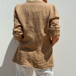 Nadorine Casual Slim Fit Lapel Blazers Long Sleeve Work Office Jacket