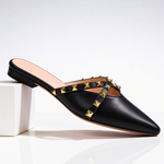 Odette Crossover Studded Sandals