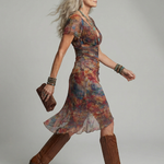 Aeris | Quiet Halter Midi Dress