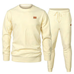 KZZ men's two-piece sportswear suit, perfect for fall, winter and spring