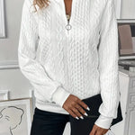 Sofía | Elegant Quarter-Zip Sweater