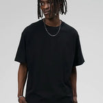 KZZ Men's Classic Beige Moisture-Wicking Crew Neck T-Shirt