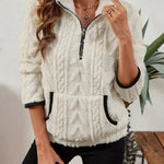 Nora ��� Plush Textured Zip Pullover