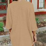 Open Front Oversized Long Sleeve Cardigans Outwear Solid Chunky Knit Sweaters Jackets