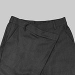 High Waisted Loose Asymmetric Solid Color Split-Joint Suit Pants Trousers