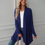 Nadorine Women's Cable Knit Oversized Dressy Cardigan Jackets Long Sleeve Cardigan Sweaters