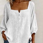Annika | Stylish Relaxed Button Blouse