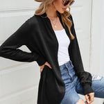 Loose Fit Lightweight V-neck Open Front Sweater Cardigan