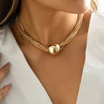 Original Stylish Statement Geometric Necklace