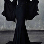 Nadorine Women's Cosplay Witch Costume Gothic Bodycon Dress