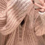 Casual Sequined V-neck Sweater
