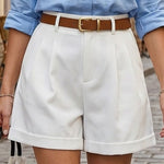 Amelia | Tailored High-Waist Shorts