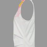 Loose Sleeveless Floral Printed High Neck Vest Top
