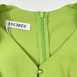 Batwing Sleeves Loose Hollow Solid Color Split-Joint Cold Shoulder Jumpsuits