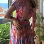 Purple Irregular Maxi Dress