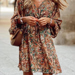 Charlotte Turner | Printed Boho Midi Dress For Women
