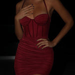 Halterneck Bodycon Mini Dress