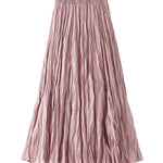 A-line mid-length winter skirt with sweater