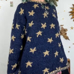 Retro Starry Sky Cardigan Sweater
