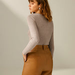 Sexy V-neck Sweater Slim Base Knitwear