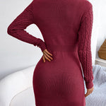 Sexy Hollow Sweater Dress