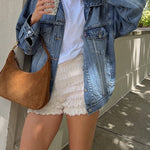 Margovil Vintage Button Down Pocketed Denim Jacket