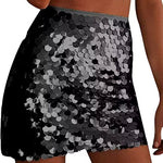 Margovil Elastic Waist Sequin Bodycon Mini Skirt