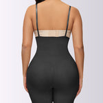 Tummy Control Pants Suspenders One-Piece Butt Lifting Boxer Shaping Shapewear