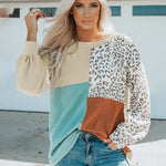 Nadorine Crewneck Doll Sleeves Rib Knit Pullover