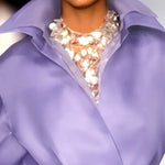 False Two Long Sleeves Solid Color Split-Joint Lapel Blouses&Shirts Tops