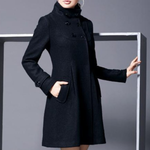Solvara™ - Elegant Jacket with Side Pockets and Hood