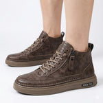Sebastian Moretti | Vintage Side-Zip Leather Boots For Men