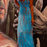 Margovil Criss Cross Open Back Tie Dye Maxi Dress