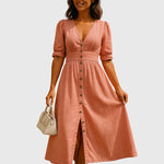 Aaliyah | Elegant Denim Dress