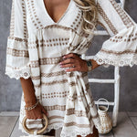 Lace Cuff Dress