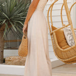Sexy Sling Waist Pocket Straight Sleeveless Jumpsuit