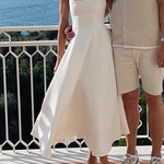 Square Neck Sleeveless A-line Maxi Dress