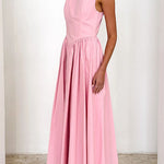 Margovil Sleeveless Open Back Swing Midi Dress