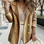 Shawl Collar Elegant Loosen Daily Long Sleeve Coat