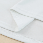 White Solid Color Casual Bubble Sleeve Blouse