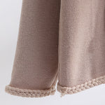 Knitted Two-piece Sets Loose Casual Skirt Suit