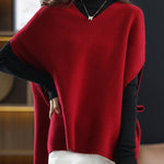 Casual Sleeveless Loose Solid Color V-Neck Vest Top