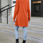 Lightweight Open Front Cardigans Long Sleeve Casual Soft Drape Knit Cardigan